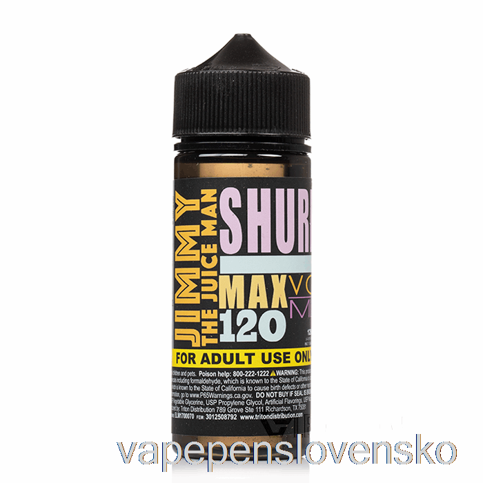 Shurb - Jimmy The Juiceman - 120ml 3mg Vape Shop Bratislava